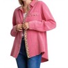 Women's Mineral Wash Cotton Gauze Button Down Shirt - umgee - 2 of 4