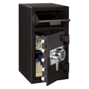 Sentry Safe Depository Safe - 1.6 cubic feet: Steel, Electronic Lock, Black, 27" Height, 121 lbs, No Assembly Required - 1 of 1