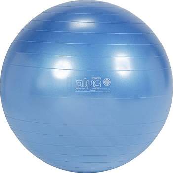Gymnic Ball Plus 65 Fitness, Exercise and Therapy Ball - Blue