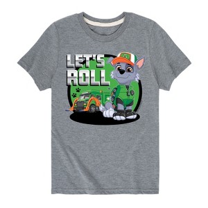 Boys' - Paw Patrol - Let's Roll Rocky Short Sleeve Graphic T-Shirt - 1 of 4