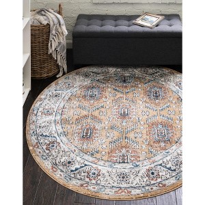 Unique Loom    Nyla Princess Area Rug - 1 of 4