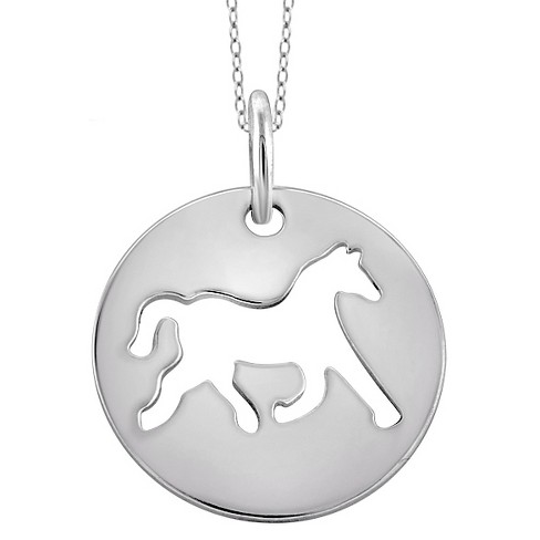 Horse Charm with Heart Cutout