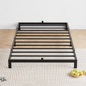 Jojoka Bed Frame No Box Spring Needed,Low Profile Metal Platform Bed Frame Support Mattress Foundation - 1 of 4