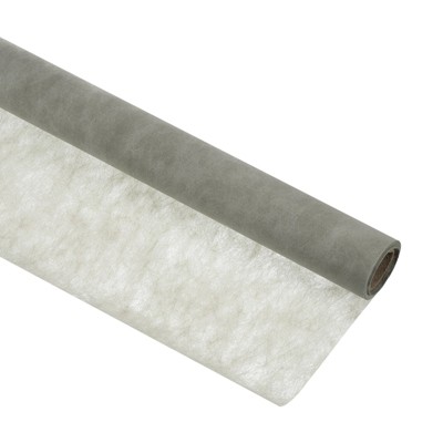 Unique Bargains Flower Wrapping Paper 30ft Floral Bouquet Waterproof Packaging Cotton for Wedding Party Gray