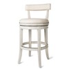 Maven Lane Alexander Swivel Bar Stool with Fabric Upholstery 31" - 3 of 4