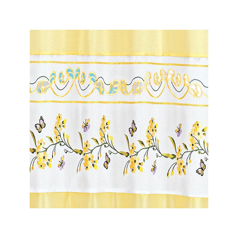 Collections Etc Yellow Butterfly Curtains, 5 of 6