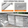 Outdoor Kitchen Drawer, 3-Layer Stainless Steel Flush Mount BBQ Drawer for Outdoor Kitchens & BBQ Islands - 4 of 4