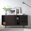Mid Century Sideboard Buffet Table or TV Stand with storage for living room Kitchen - 3 of 4