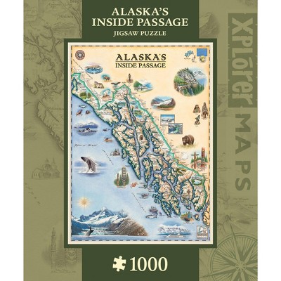 MasterPieces Xplorer Maps - Inside Passage 1000pc Puzzle