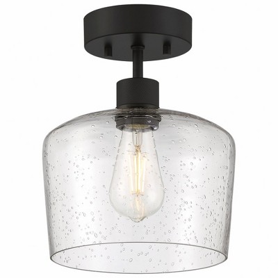Access Lighting Port Nine 1 - Light Flush Mount in  Matte Black