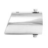 Unique Bargains Universal Car Vehicle Stainless Steel Chrome Exhaust Rear Tail Muffler Tip Pipe Fit Diameter 1.25" to 2" 1pcs - 3 of 4