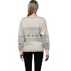 Women's V-Neck Christmas Sweater - Why Dress - 2 of 4
