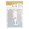 Beistle Love  Streamer, 14.25" x 6', (1/Pkg) Multicolored - 3 of 4