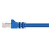 Monoprice Cat6A Ethernet Patch Cable - 5 Feet - Blue | Snagless RJ45, Stranded, 550Mhz, STP, Pure Bare Copper Wire, 10G,26AWG - image 2 of 4