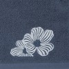 REGALWOVEN Cotton Soft Absorbent Embroidered Floral Hand Towel for Bathroom 14" x 31" 2 Pcs - 3 of 4