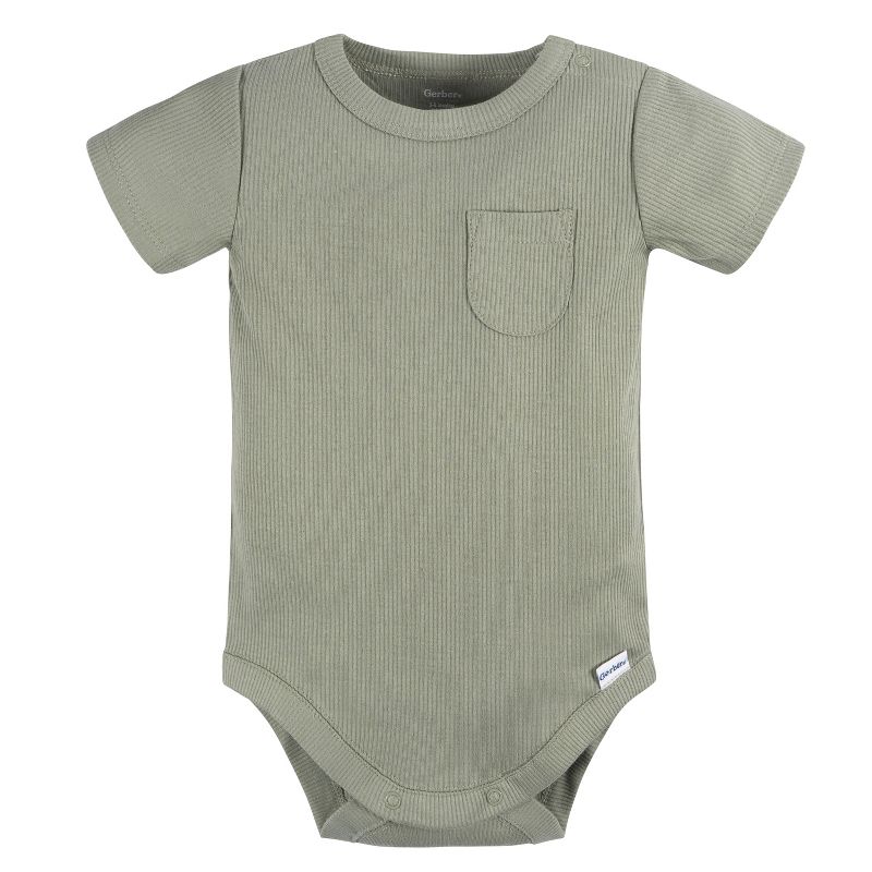 Gerber Baby Boys' Bodysuit and Shorts, 2-Piece, 3 of 7