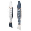 11" 2pc Couple Fish Wood and Decorative Wall Art - StyleCraft: Nautical Theme, Polystyrene Carved, Ready to Hang - 2 of 4
