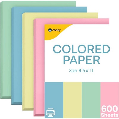 50 A4 Assorted Coloured Printer Paper – 80GSM – Craft & Office School Supply