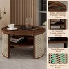 Modern Coffee Table, for Living Room, Multiple Color Schemes - 4 of 4