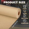 Unique Bargains Smooth Painting Gift Flower Wrapping Art Easel Kraft Paper Roll - 2 of 4