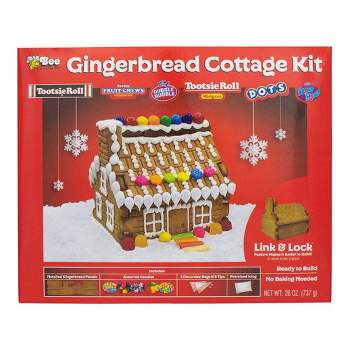 Tootsie Roll Holiday Gingerbread Cottage Kit - 26oz