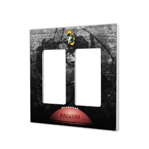 NFL NFC Historic Teams Legendary Hidden-Screw Light Switch Plate for Double Rocker - 1 of 4