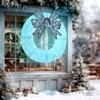 SEVOBAL Wreaths Christmas Wreath Outdoor Christmas Wreath Decoration Holiday Decor for Home Christmas Outdoor Decorations, White, 36"*36"*4" - 2 of 4