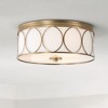 Capital Lighting Rylann 3 - Light Flush Mount in  Aged Brass - 3 of 4