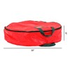 REGALWOVEN Christmas Foldable Round Waterproof Storage Bags with Handles - 2 of 4