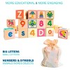 QUOKKA ABC Numbers Preschool Baby Block Puzzles - 4 of 4