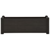 vidaXL Raised Bed Mocha Polypropylene 16.9 in Raised Bed Square - Anthracite 39.4" x 16.9" x 13.8" - 3 of 4
