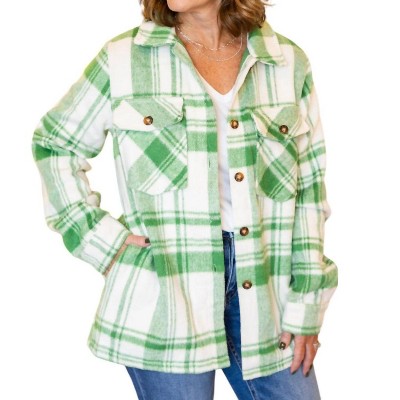 Women's The Grinch Shacket - Panache Apparel
