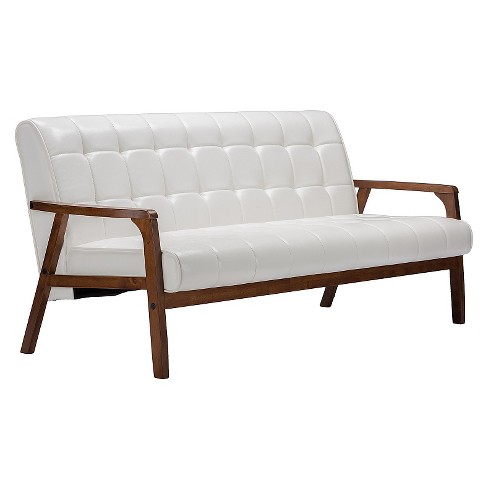 Mid century Masterpieces Sofa White Baxton Studio Target