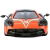 Pagani Huayra #23 Orange and Black with Stripes "GT Racing" Series 1/24 Diecast Model Car by Motormax - 3 of 4