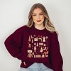 Simply Sage Market Women's Graphic Sweatshirt Boho Neutral Christmas Chart - 3 of 3
