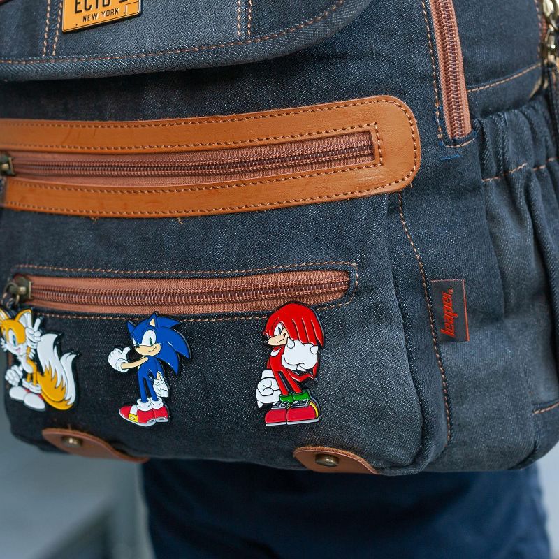 Just Funky Sonic The Hedgehog Knuckles Enamel Pin | Official Sonic Series Collectible, 3 of 5