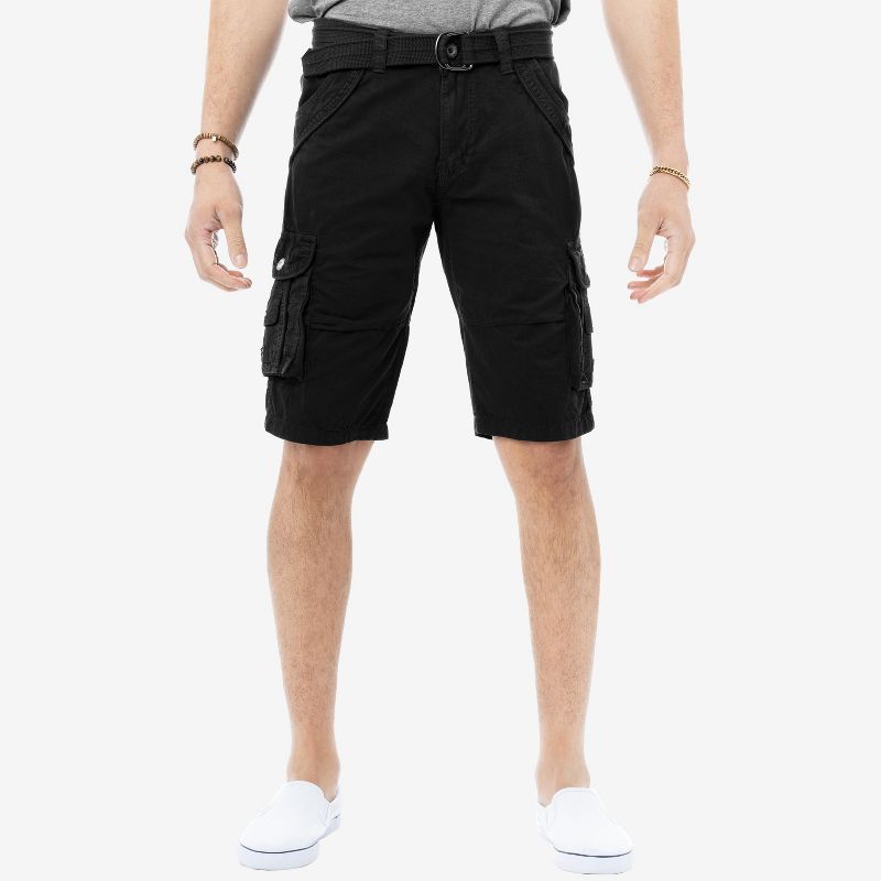 X RAY Men's Classic Fit 12.5" Inseam Knee Length Cargo Shorts, 1 of 4
