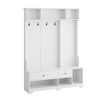 PAGED Freestanding Coat Racks with Removable Cushioned Bench,Hall Tree with Hooks and DIY Pegboard,Entryway Furniture for Hanging Clothes - 4 of 4