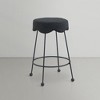 Meridian Furniture,Fleur Black Fabric Counter Stool - 3 of 4