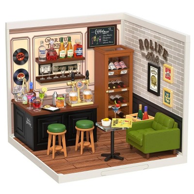 ROBOTIME 3D Puzzles Plastic House Building Set Toy DIY Building Set Toys Playset Gifts for Teens Adults, Multicolor, 7.36"*2.76"*11.30"