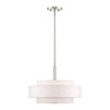 Livex Lighting Monroe 4 - Light Pendant in  Brushed Nickel - 3 of 4