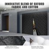 VEVOR Garage Door Screen for Winter, 9x7FT, Garage Door Insulation Kit, Magnetic Thermal Insulated Door Curtain with 300D Oxford Fabric, Black - 4 of 4