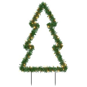 vidaXL Christmas Light Decoration with Spikes Meteor 115 LEDs 35" - 1 of 4