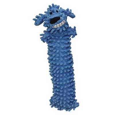 Multipet Loofa Floppy Plush Dog Toy in Blue