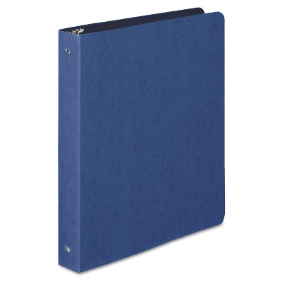 Wilson Jones PRESSTEX Round Ring Binder 1" Cap Dark Blue 38613