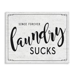Stupell Industries Sassy Laundry Room Sign Canvas Art - 1 of 4
