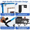 Skirfy LED Indoor Mini Basketball Hoop for Kids with Electronic Scoreboard, Wall Mount Basketball Hoop Toy with Foldable Rim - 3 of 4