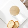 Unique Bargains Convenient Silicone Seal Cup Cover Wood Tone 1 Pc - 4 of 4