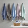 100% Organic Cotton 6pc Absorbent Ultra Soft Bath Towel Set - 2 of 4