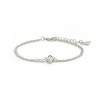 SHINE by Sterling Forever Karlie CZ & Layered Chain Bracelet - 4 of 4